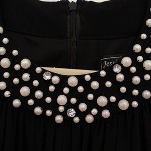 Jessica Howard Black Formal Tea Length